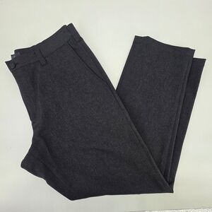 BLUFFWORKS GRAMERCY TRAVEL PANTS MENS 36X30 TAILORED FIT GRAY COMFORT TECHNICAL